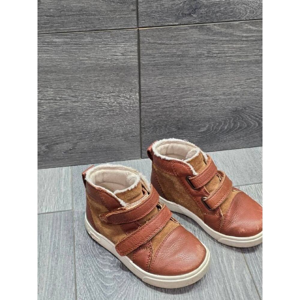 Ugg Kids Rennon boots warm II trainers Brown Sz 8 S000109 - Picture 3 of 11